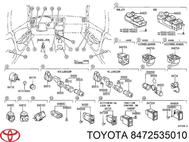  8472535010 Toyota