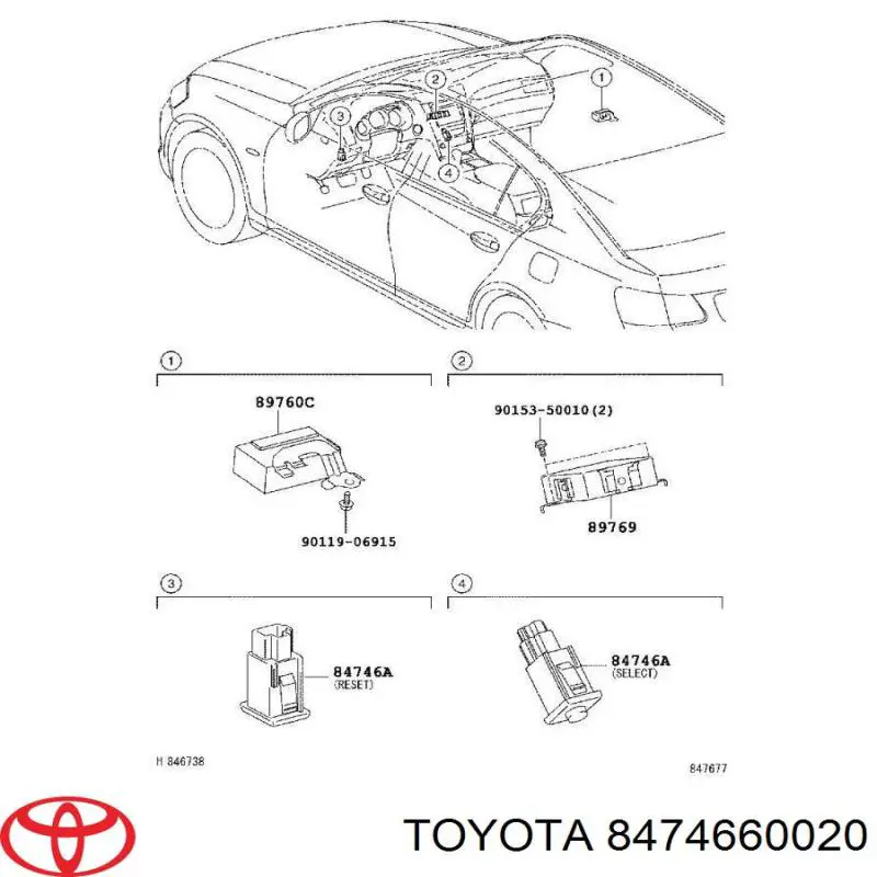  8474660020 Toyota