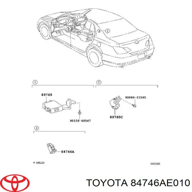 Купить 84746AE010 Toyota 