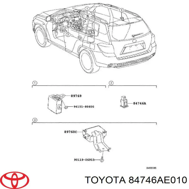  84746AE010 Toyota