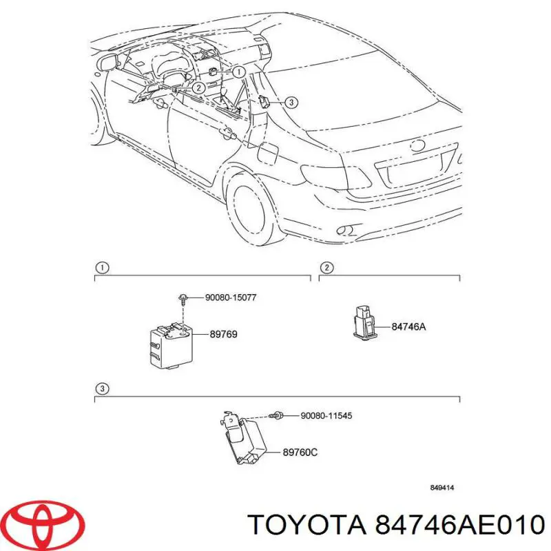 84746AE010 Toyota 