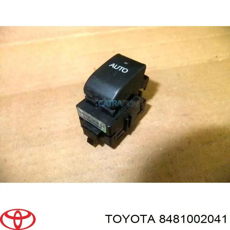 Botão dianteiro direito de ativação de motor de acionamento de vidro para Toyota Corolla (E12U)