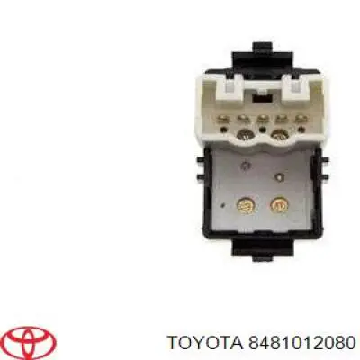 8481012080 Toyota кнопка включения мотора стеклоподъемника передняя правая