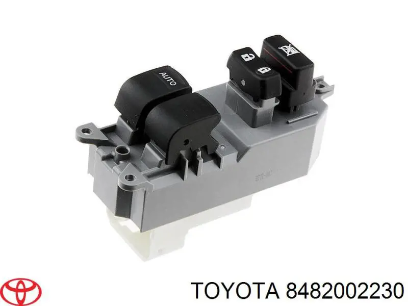 Unidade de botões dianteira esquerda de controlo de elevador de vidro para Toyota Corolla (E15)