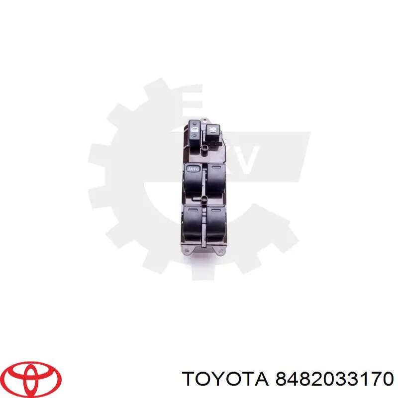 Кнопочный блок управления стеклоподъемником передний левый на Toyota Camry V30