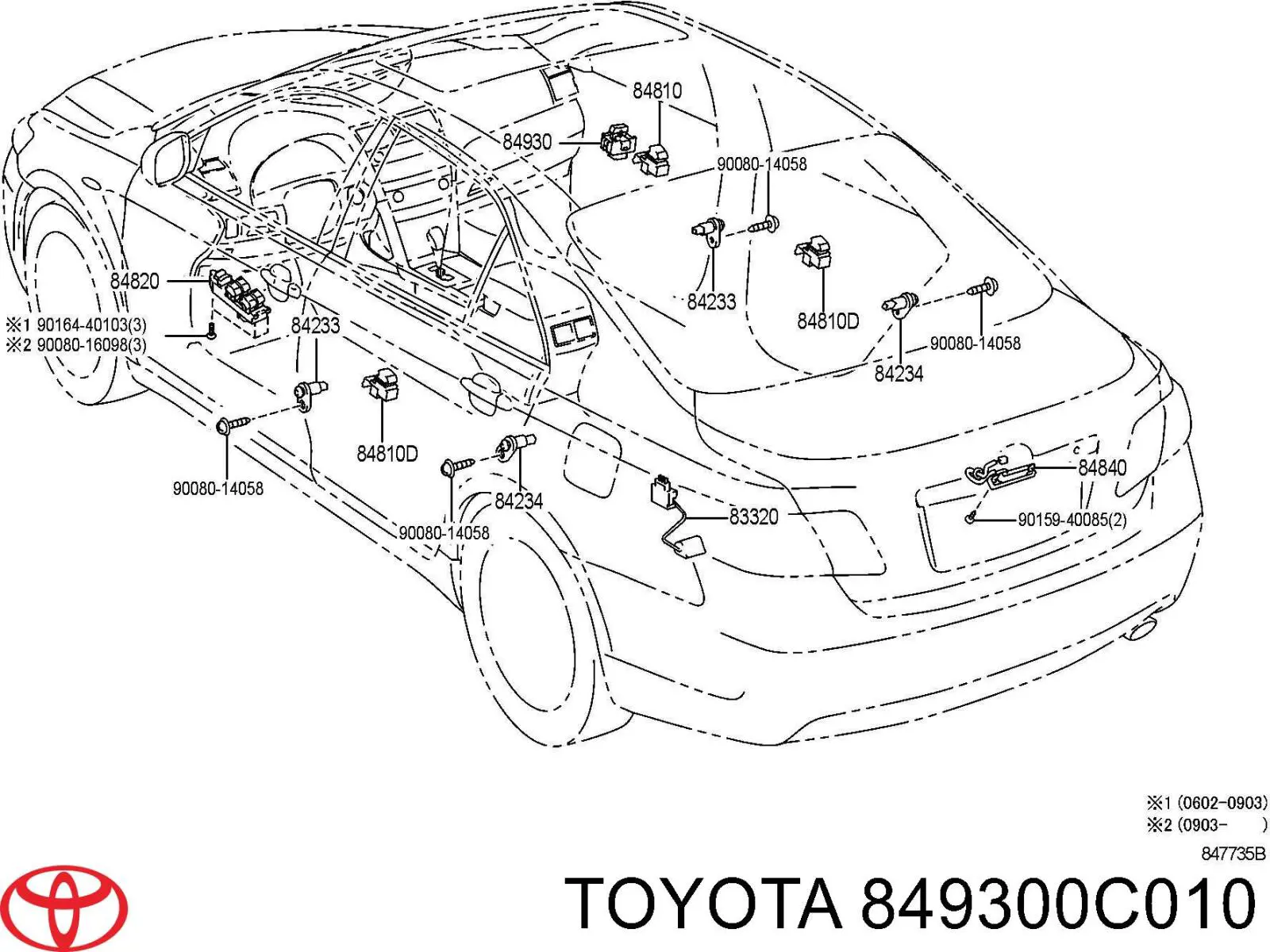 849300C010 Toyota 