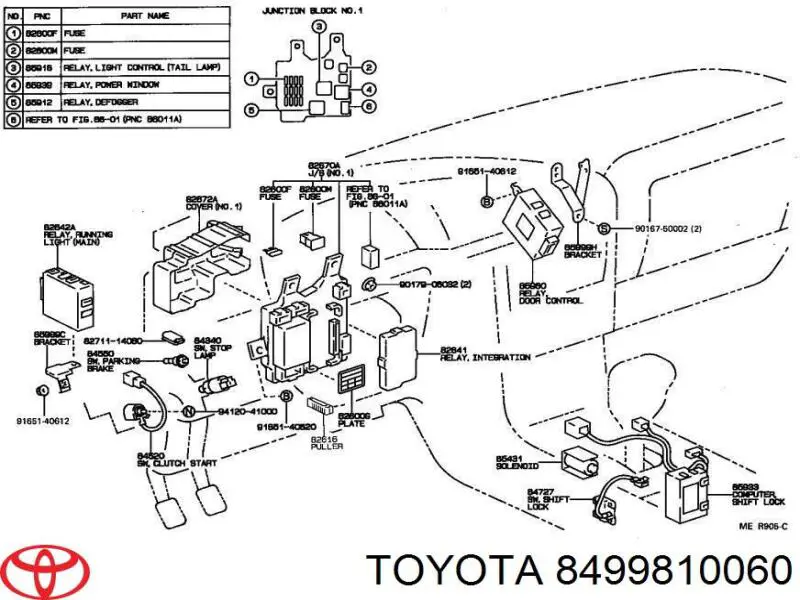 8499810060 Toyota 