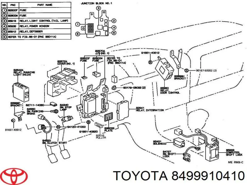 8499910410 Toyota 