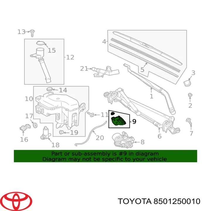  Toyota 8501250010 цена, от 36.74 USD