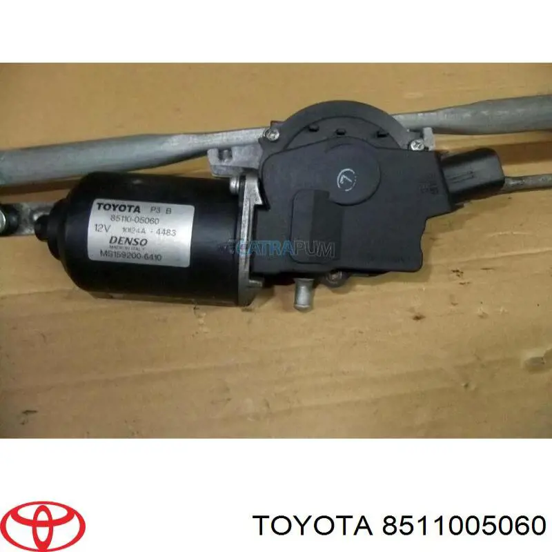 Motor de limpador pára-brisas do pára-brisas para Toyota Avensis (T25)