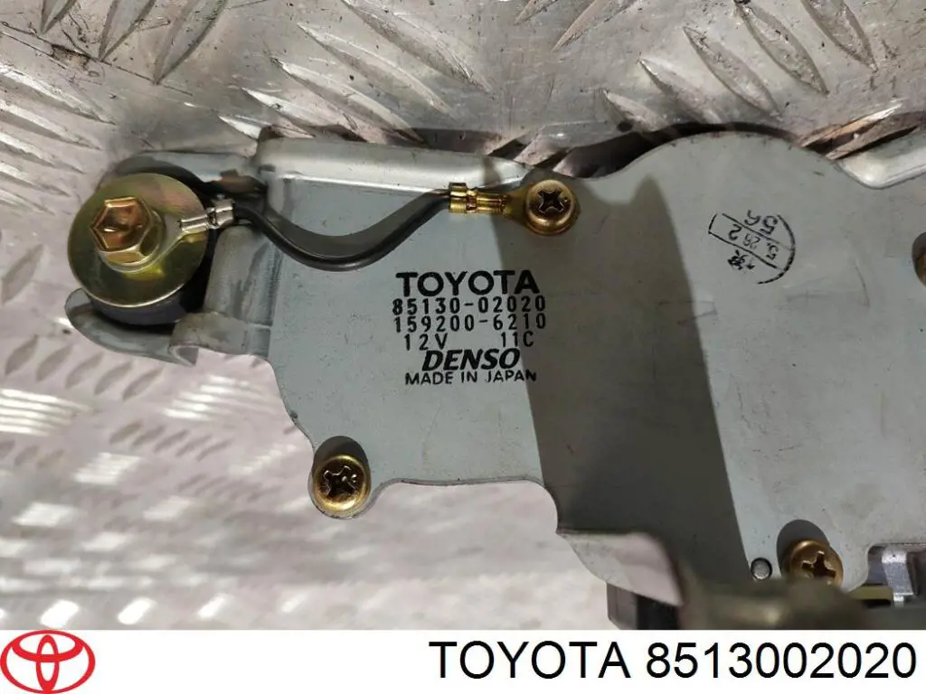 8513002020 Toyota motor de limpador pára-brisas de vidro traseiro