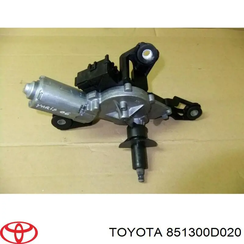 Motor de limpador pára-brisas de vidro traseiro para Toyota Yaris 