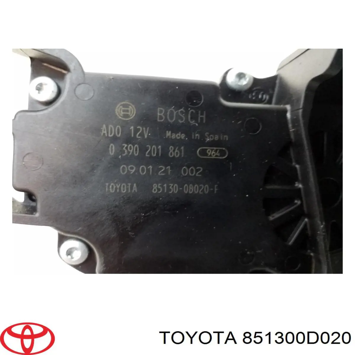 Стеклоочиститель двери задка Toyota Yaris хэтчбек (SP90) (2005 - 2011) цена, от 12.64 USD