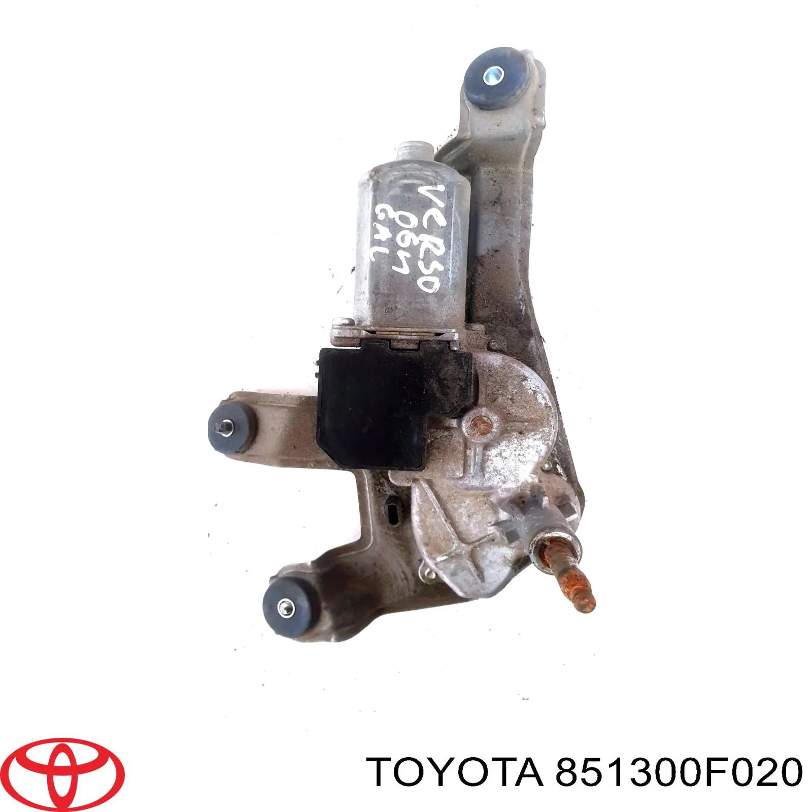 851300F020 Toyota motor de limpador pára-brisas de vidro traseiro