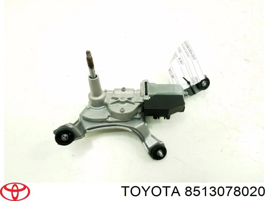 Мотор стеклоочистителя заднего стекла 8513078020 Toyota