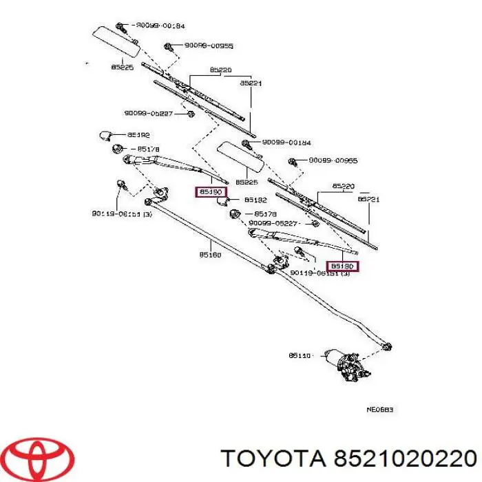 8521020220 Toyota 