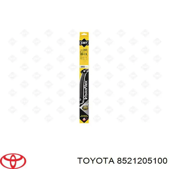 Купить 852120F030 Toyota Щетка-дворник лобового стекла пассажирская