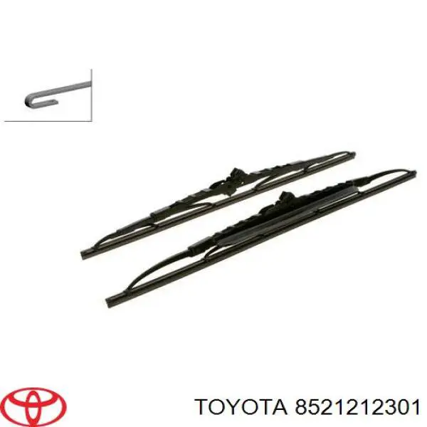 8521212301 Toyota щетка-дворник лобового стекла пассажирская