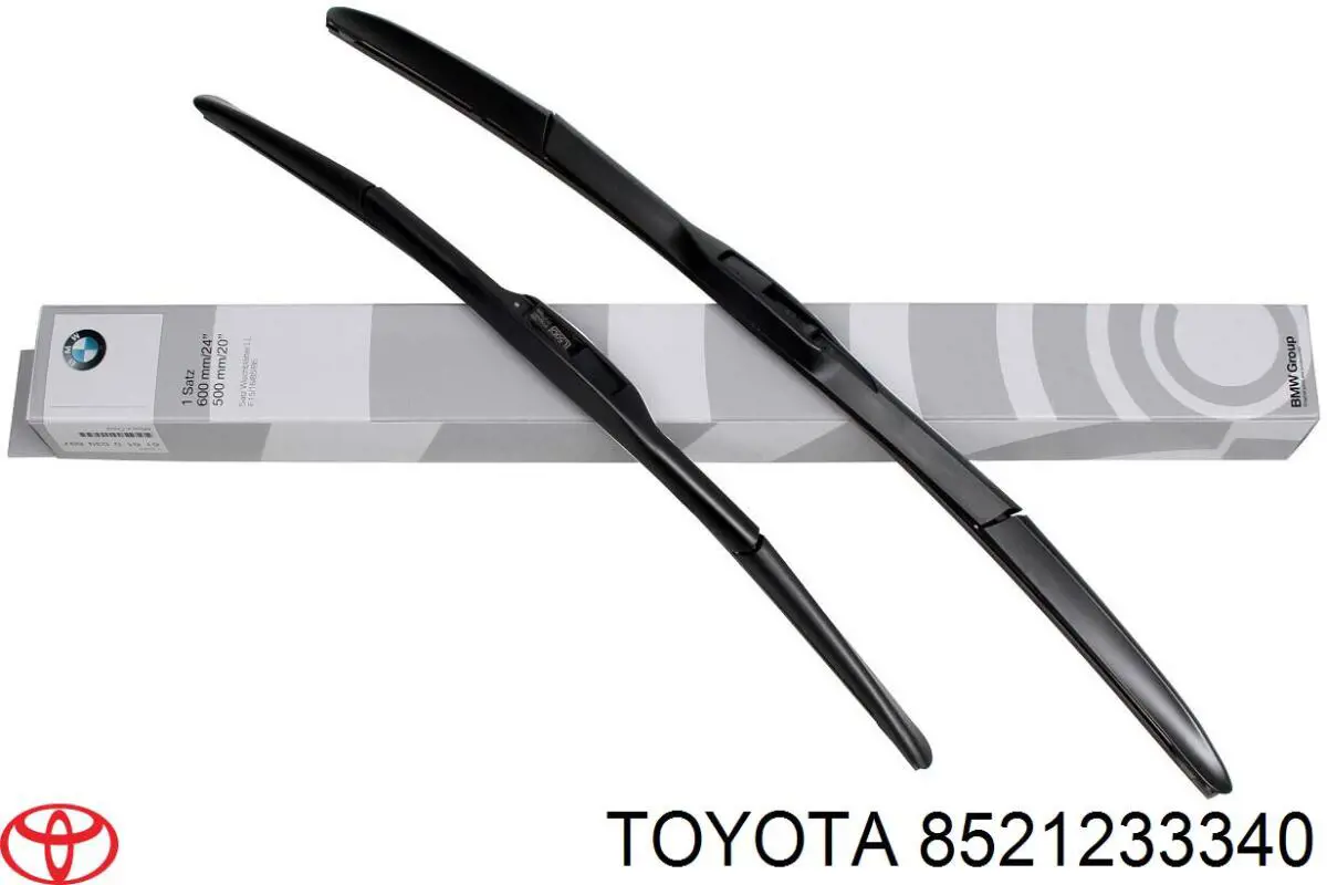 8521233340 Toyota щетка-дворник лобового стекла пассажирская