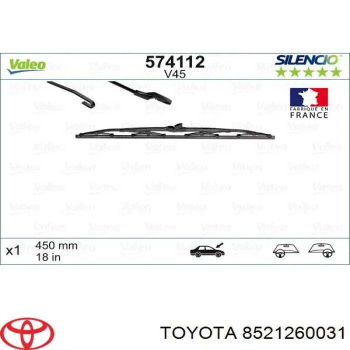 8521260031 Toyota 