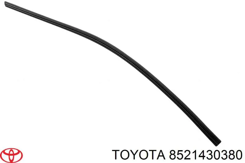 8521430380 Toyota резинка щетки стеклоочистителя водительская