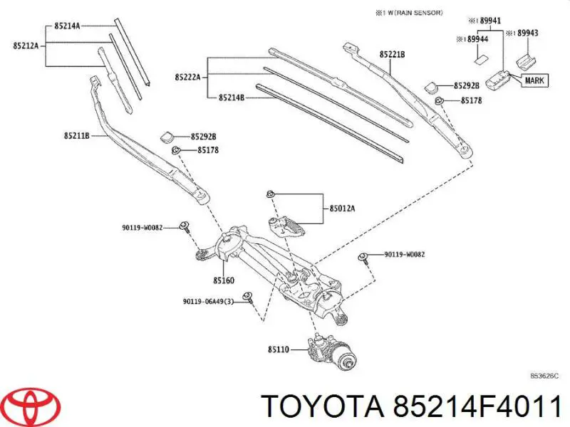  85214F4011 Toyota