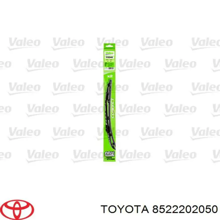 8522202050 Toyota щетка-дворник лобового стекла водительская
