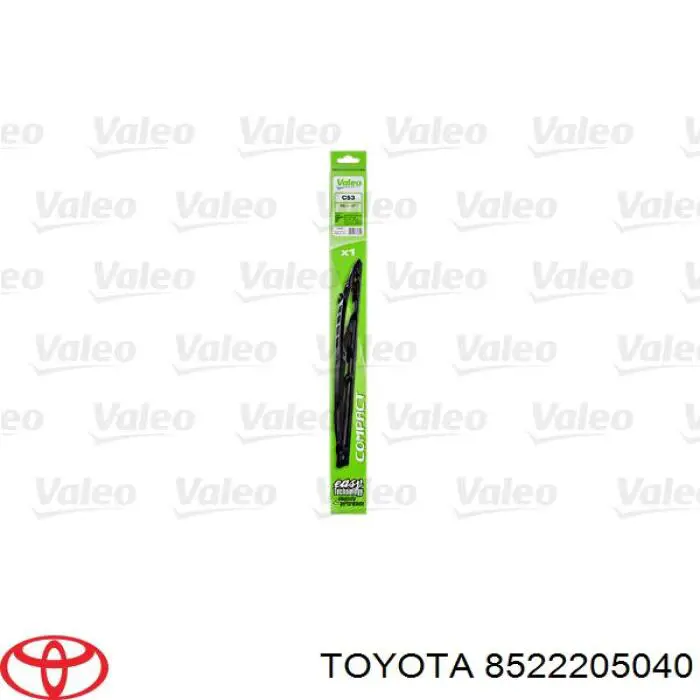 8522205040 Toyota щетка-дворник лобового стекла пассажирская