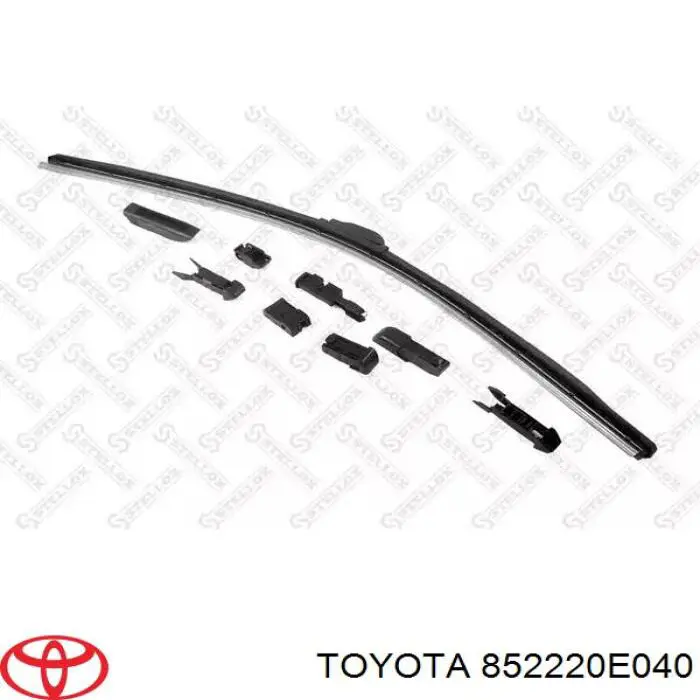 852220E040 Toyota Щетка-дворник лобового стекла, водительская