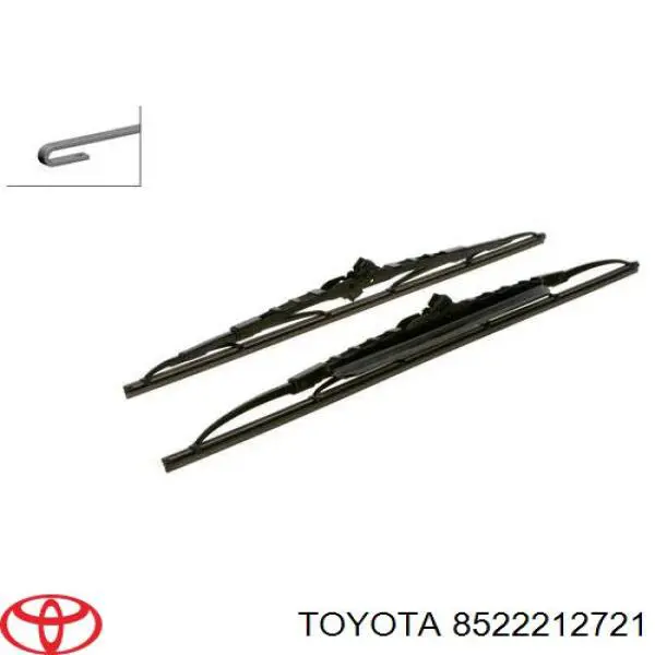 8522212721 Toyota щетка-дворник лобового стекла пассажирская