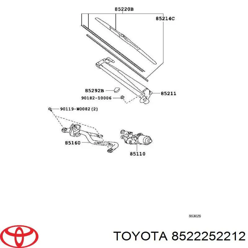 8522252212 Toyota 