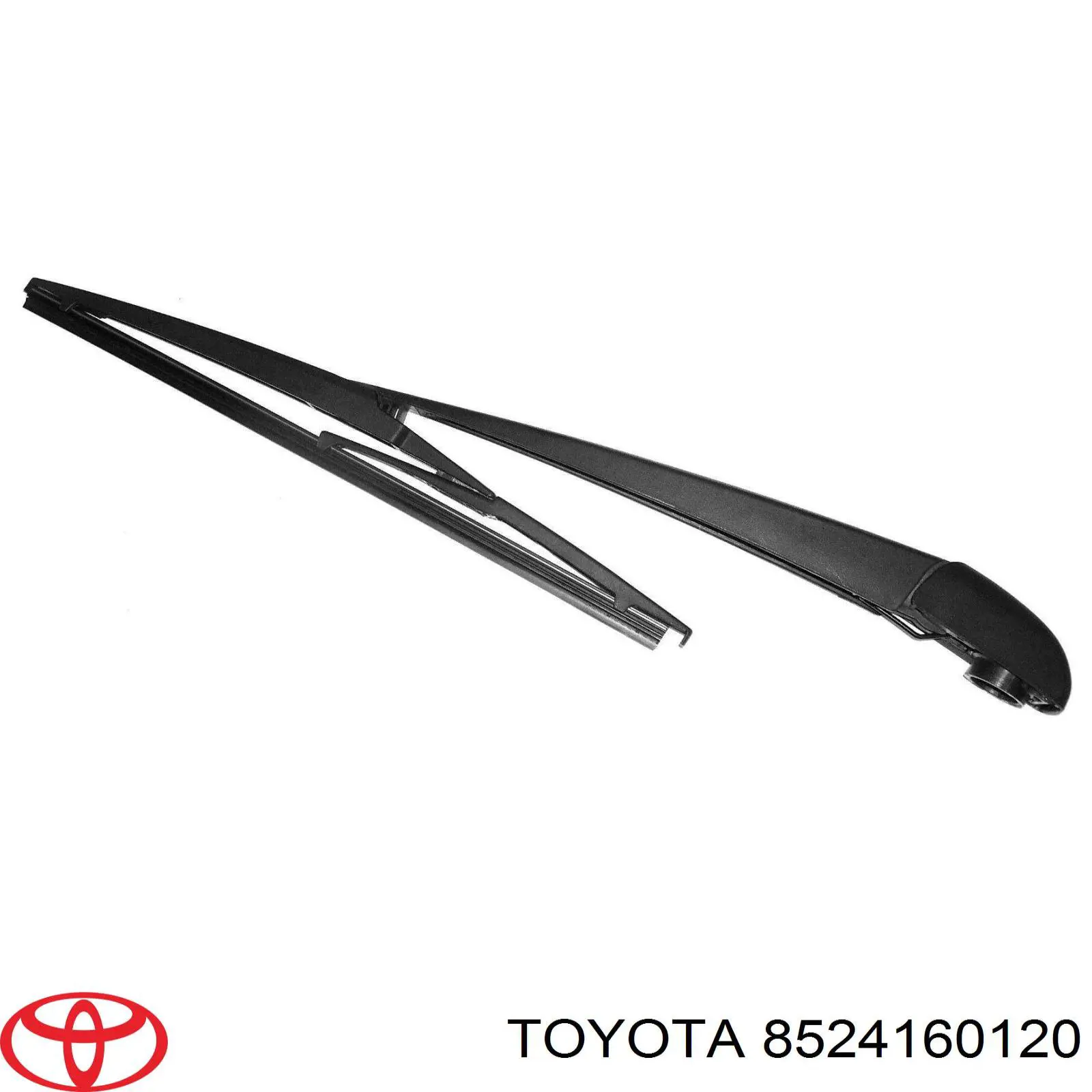 Braço de limpa-pára-brisas de vidro traseiro para Toyota Land Cruiser (J12)