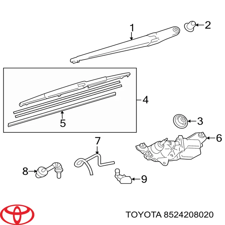 8524208020 Toyota 