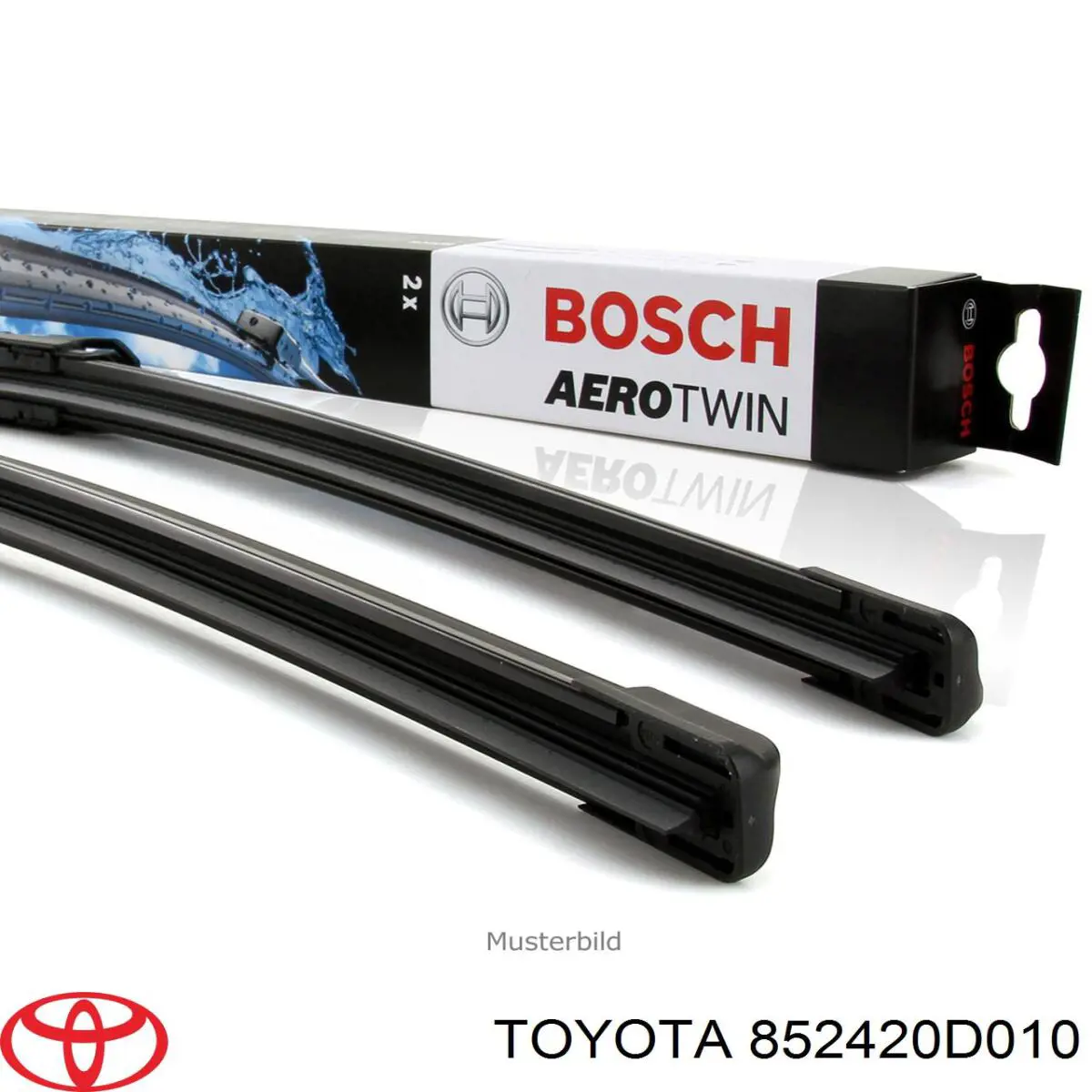 Поводок дворника заднего стекла Toyota 852410D011
