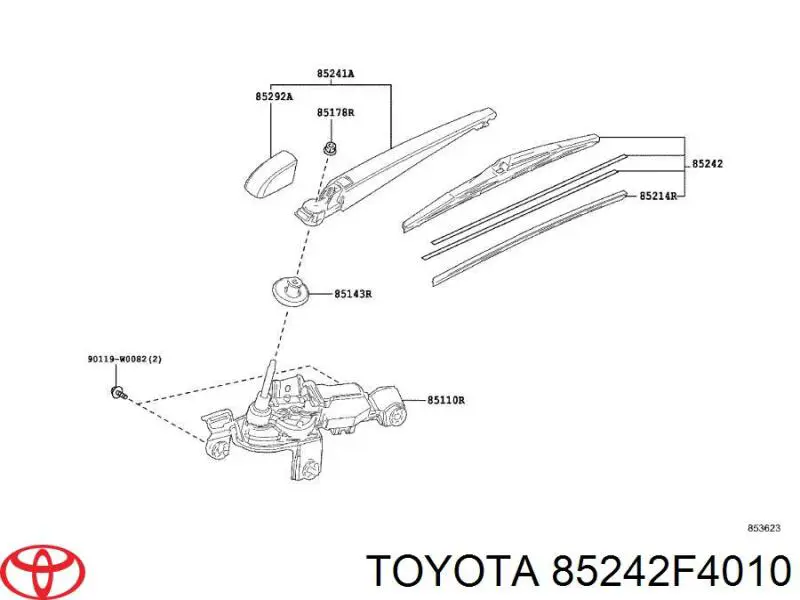  85242F4010 Toyota