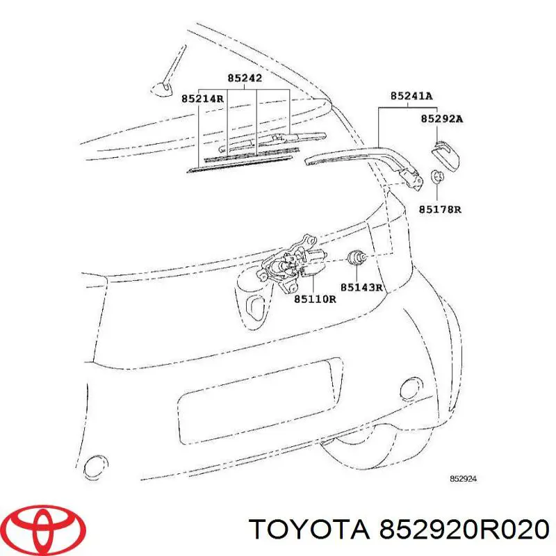 852920R020 Toyota 