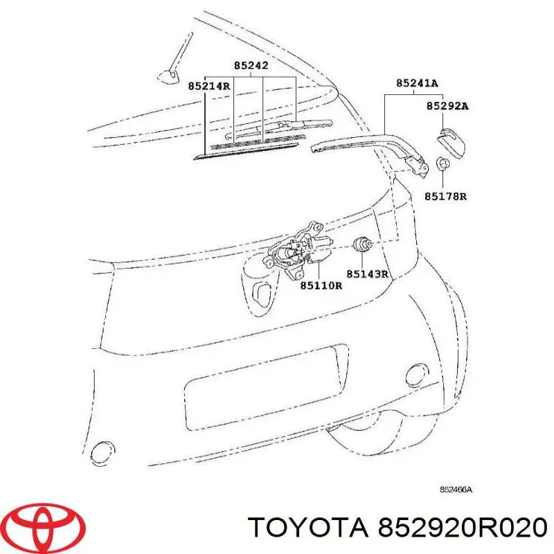 Купить 852920R020 Toyota 