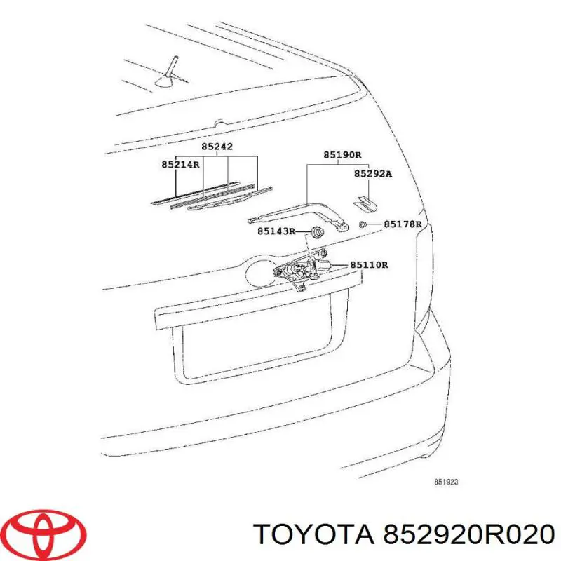  Toyota 852920R020 цена, от 4.71 USD