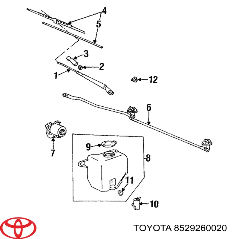  8529260020 Toyota