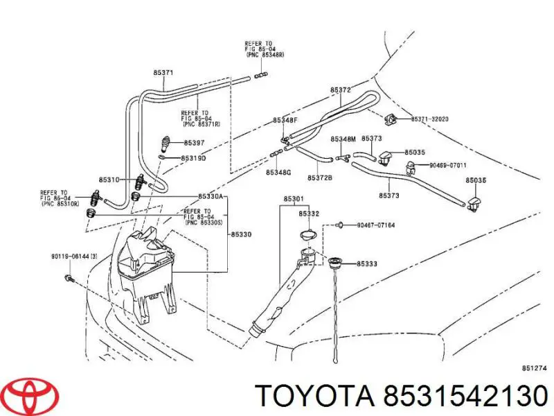  8531542130 Toyota