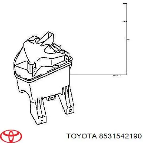 Бачок омывателя лобового стекла Toyota RAV4 II внедорожник (XA2) (2000 - 2005) цена, от 122.34 USD