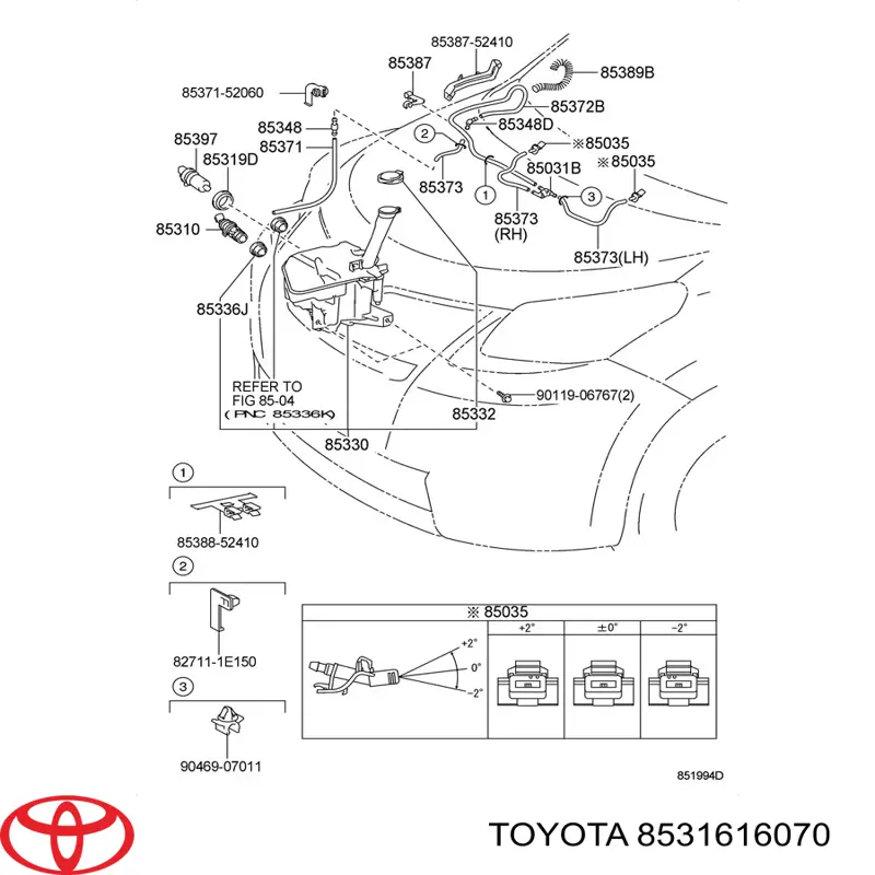 8531616070 Toyota/Lexus