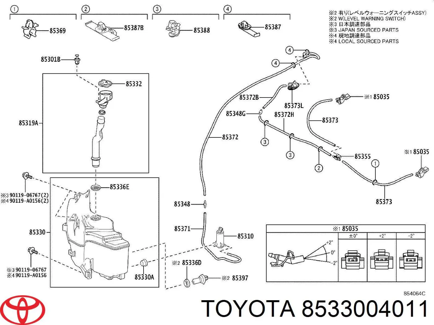  8533004011 Toyota