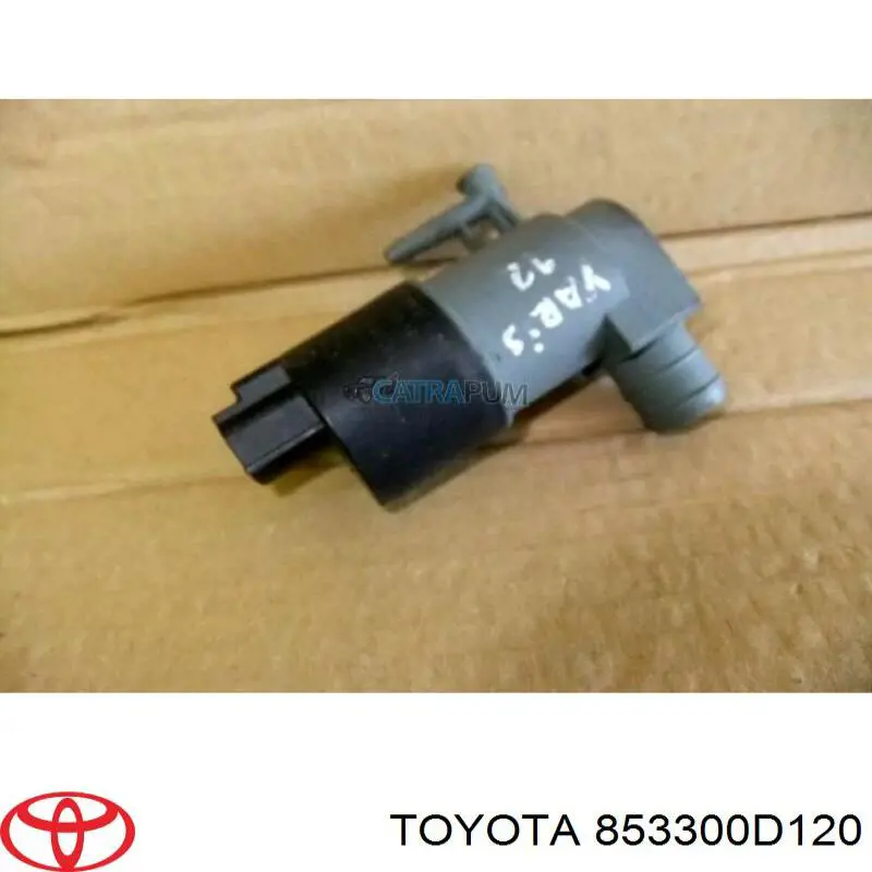 Bomba de motor de fluido para lavador de vidro dianteiro para Toyota Yaris (P13)