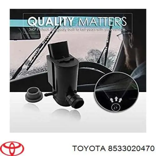 Мотор омывателя лобового стекла на Lexus RX 300/330/350/400H U3