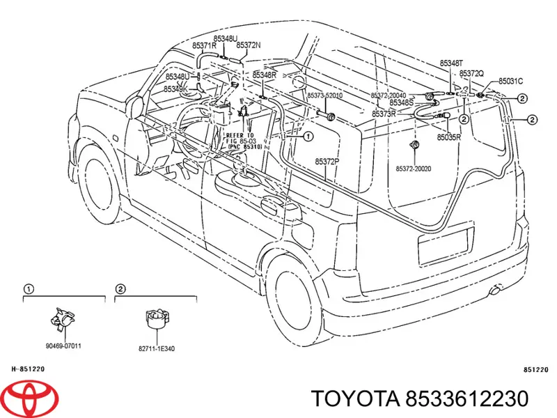  Toyota 8533612230 цена, от 2.53 USD