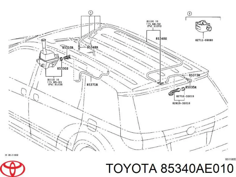  85340AE010 Toyota