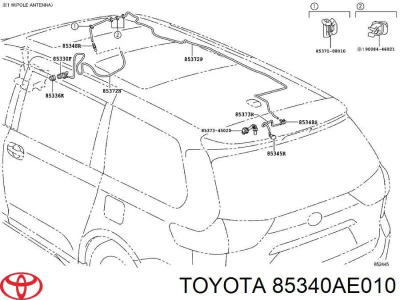 Купить 85340AE010 Toyota 