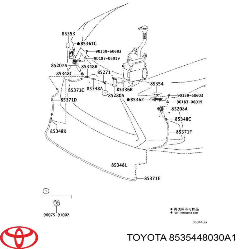  8535448030A1 Toyota