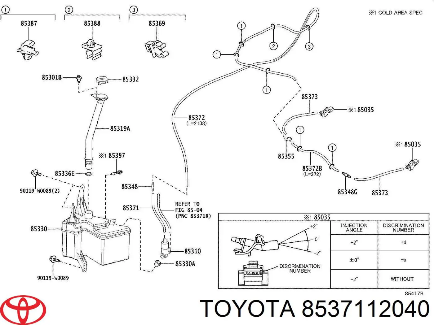  8537112040 Toyota